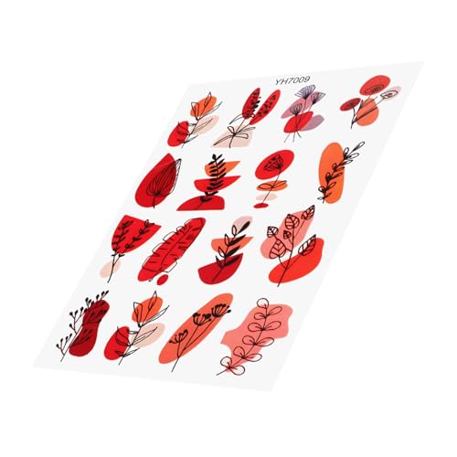 Gatuida Papel de Transferencia para Arcilla DIY Pegatinas Decorativas para Arcilla Polimérica Transfer Decals para Manualidades de Joyería Diseño Detallado para Pendientes Creativos
