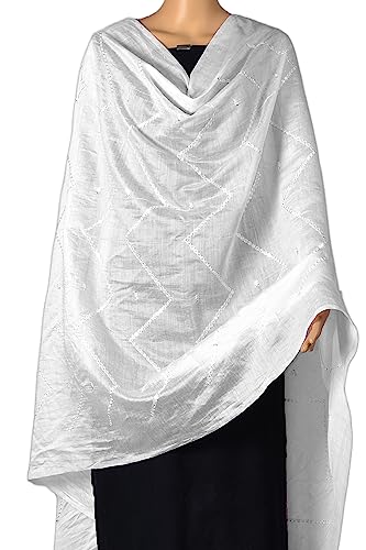 Chandrakala Cotton Dupatta for Women, Shawl Scarf Wrap Chunni (D254-P)2