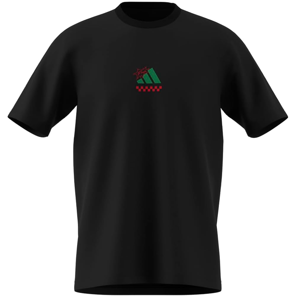 Amazon.com: adidas Men's Lounge Pizza Graphic T-Shirt, Black