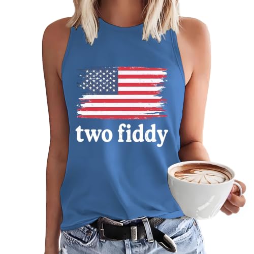 LEOUTJE Two Fiddy Shirt Two Fiddy Tank Top for Women Men