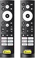 2 Packs Replacement Remote Control Compatible with Hisense Google Smart TV