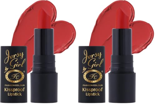 Image of JERSEY GIRL BY FASHION COLOUR Kissproof Matte Lipstick| Lightweight & Longlasting | Matte Finish | Stay up to 12hrs | Available In Fab Shades | Highly Pigmented | Intense Colour, Moisturised Lips, Color Sensational Creamy Matte |(Blood)