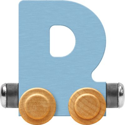 NameTrain Pastel Letter Car D - Made in USA