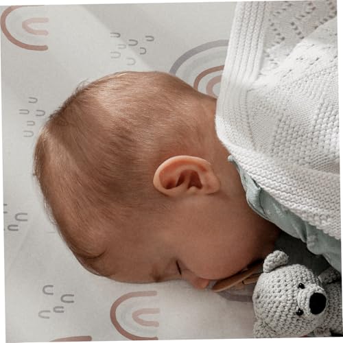 Drap housse mini berceau 47x24x6 elastique bebe respirant 2pcs
