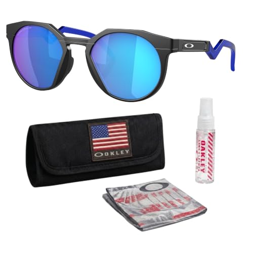 Image of Oakley HSTN OO9242 Round Shape Sunglasses With Official Eyewear Kit | Men's Sunglasses