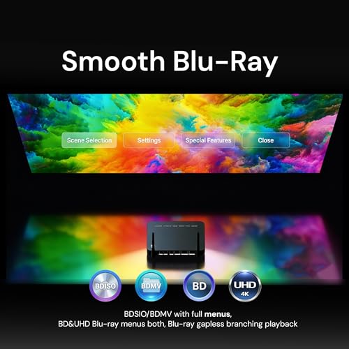 Image of zidoo Z9X 8K- 8K HDR Media Player, Android 11 OS, Amlogic S928X-K Processor 6G+64G, VPU Video Engine&VS10 Image Engine,4K Ultra HD Blu-ray, BDMV /ISO,for Video & Audio Playback