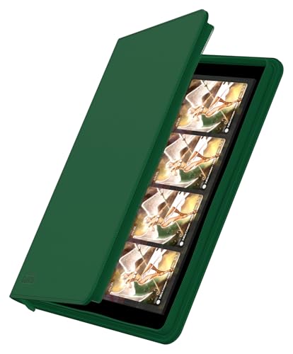 Image of Ultimate Guard Zipfolio 320 - 16 Pocket Xenoskin Green