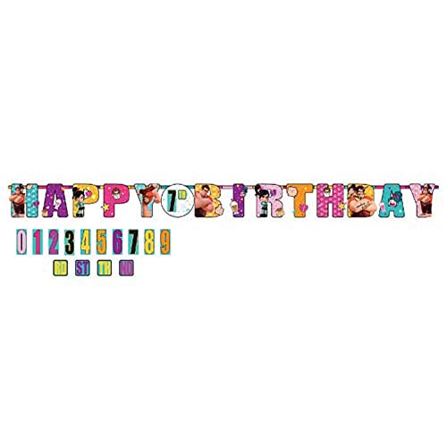WIR Wreck-It Ralph 'Ralph Breaks The Internet' Jumbo Letter Banner Kit (1ct)