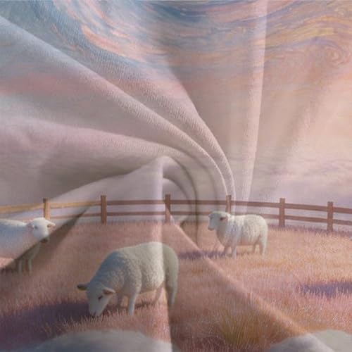 Housse de couette coucher de soleil 3D nature parure de lit microfibre 220x240 - 7