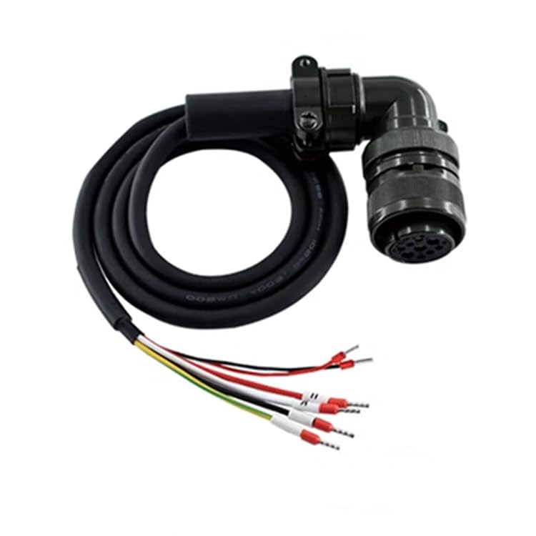 for ASDBCAPW1203 Servo High Power Motor Cable B2 High Power 850-2000W with Brake Motor Cable : 3 Meters
