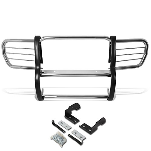 Image of DNA MOTORING GRILL-G-047-SS Front Bumper Brush Grille Guard,Silver