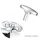 HONEY BEAR Herren Hochzeit Manschettenknöpfe Cufflinks Edelstahl Manschettenknopf,MEHRWEG (Dunkelblauer Opal)