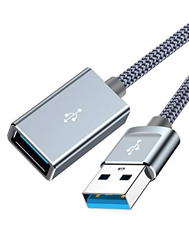USB 3.0 Extension Cable,Capshi 6FT USB A Male to Female Extension Cord Support 5Gbps Data Transfer Compatible for Hard Drive,Keyboard,Mouse and More