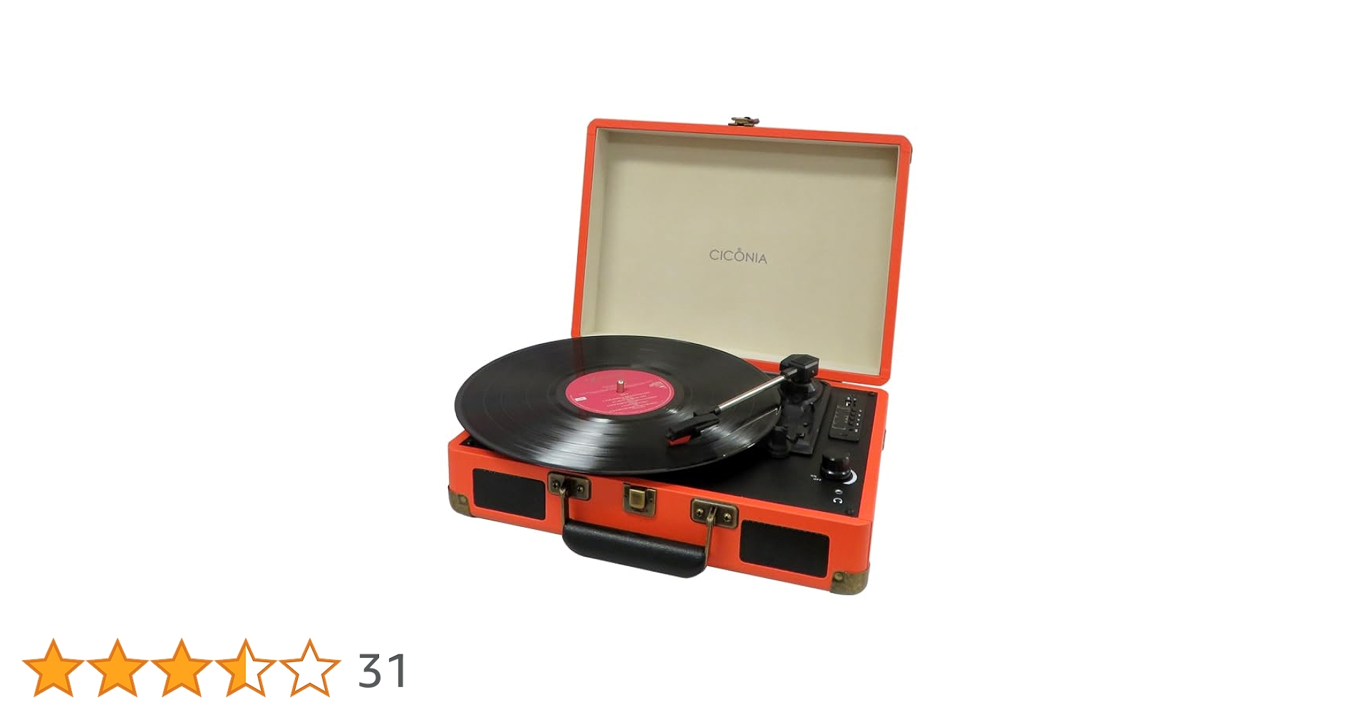 Amazon | CICONIA レコードプレーヤー TE-1907 レトロ