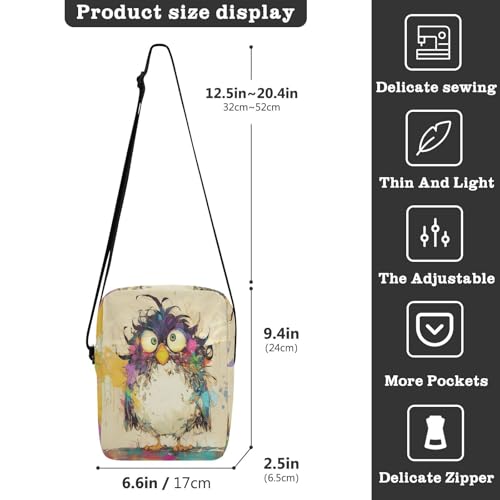 messenger bags for women Crossbody Small Bag For Women Womens Cross Body Purse Bags Adjustable Strap for Travel Travel- Aesthetic Beauty Bird3