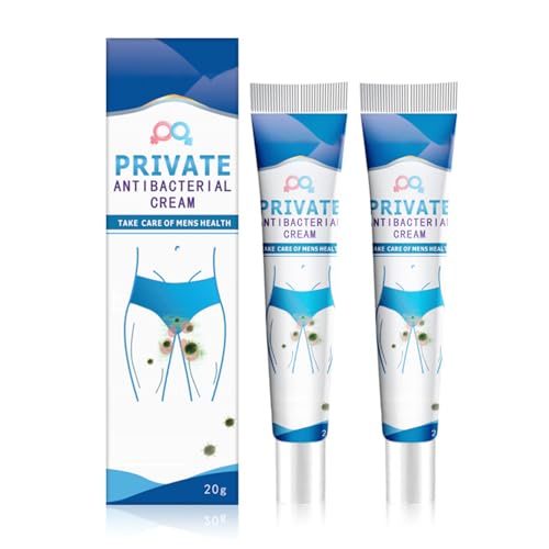 Wonsters 2 pcs Private Antibacterial Cream, Crème antibactérienne, Crème topique anti-démangeaisons, Pommade nettoyante pour la peau et les parties intimes