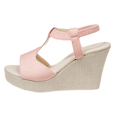 Sandales compensées anti-transpiration grande taille confort femme