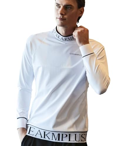 [NXG[P[GvX] Vc HEM LOGO MOCK NECK LONG T-SHIRT Y white(SN10) M