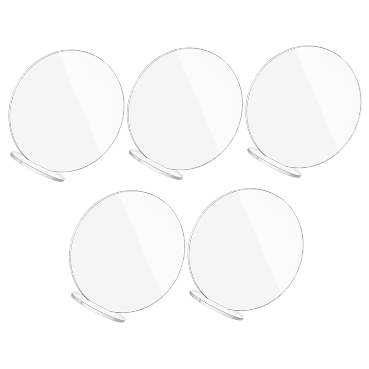 Mobestech 20 Sätze Transparente Tischkarten Diy Hochzeitsplatzkarten für Tischdekoration und Nummerierung bei Hochzeiten und Feiern
