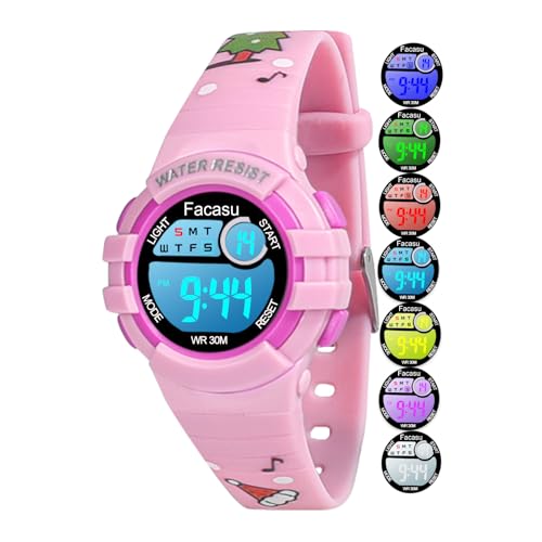 Image of Kids Digital Watch for Girls Boys,Children's Waterproof Colorful Light UP Outdoor Sport Watch with Stopwatch Alarm-Kids Gifts for Girls Boys