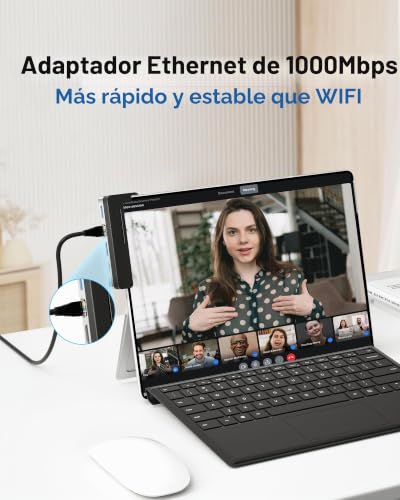 Concentrador Surface Pro 9 BYEASY con Carga 100W y HDMI 4K Diseño Premium 4