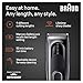 Braun Hair Clippers Series 5 5310, Hair Clippers for Men, Hair Clip from Home with 9 Length Settings, Incl. Memory SafetyLock Recall Setting, Ultra-Sharp Blades, 2 Combs,
