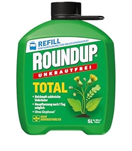 Roundup Unkrautfrei TOTAL, 5 Liter Nachfüller