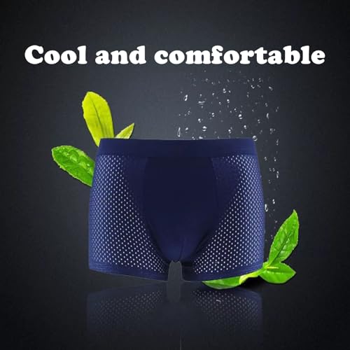 4 PCS Hydrolabs Boxers, Hyrolabs Bamboo Boxers, Bamboo Boxer Briefs, Ice Silk Breathable Briefs4