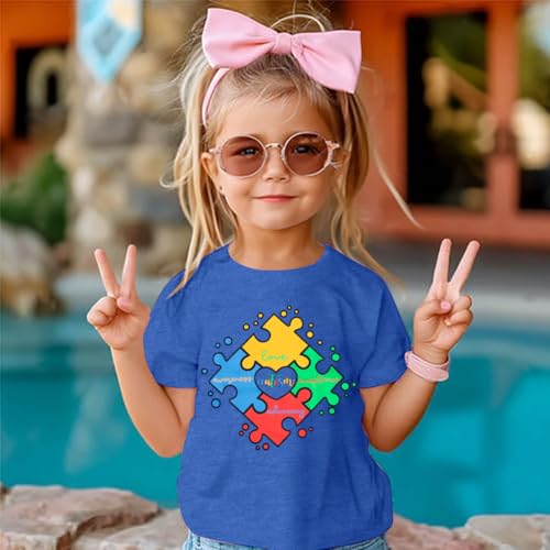 Autism is My Super Power Superhero Shirts Toddler Boys Autism Awareness Shirt Kids Summer Short Sleeve Tops2