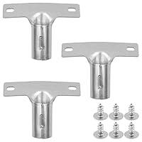 Namvo 3 Stück Metallstielhalter für Besenstiele bis Besenstielhalter-Set