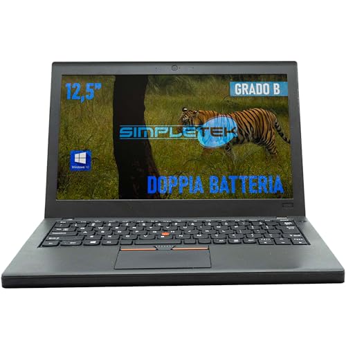 SIMPLETEK - Notebook 12,5" | pamięć RAM 4 GB | SSD 120 GB, i3, Windows 10, laptop (odnowiony)