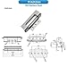 Foldable Thick Hinge 304 Stainless Steel Industrial Machinery Equipment Load-Bearing Hinge Accessories 1Pcs