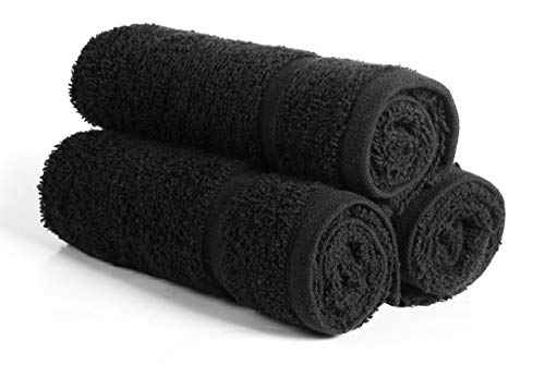Bleach-Safe Salon Towels |100% Cotton | Lightweight Lint Free Towels |12 Pack, Large 16" X 27" Towel | Perfect Salon Towel, Gym Towels, Spa Towel, Facial Towel, Hair Towels #TOP2