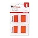Universal Page Flags, Red, 2 Dispensers of 50 Flags/Pack