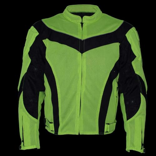 Image of Milwaukee Leather Men's CE Armored Textile Motorcycle Rider Jacket - Year Round Wear