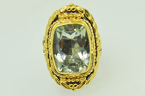 Bague améthyste verte naturelle, un symbole de sérénité à offrir