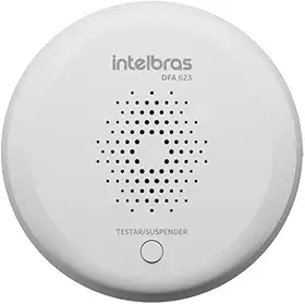 Detector De Fumaça Sem Fios Autônomo Intelbras Dfa 623 Cor Branco