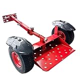CCLINK Wheels Lawn Mower Sulky Thickened Vacuum Wheels Red.....