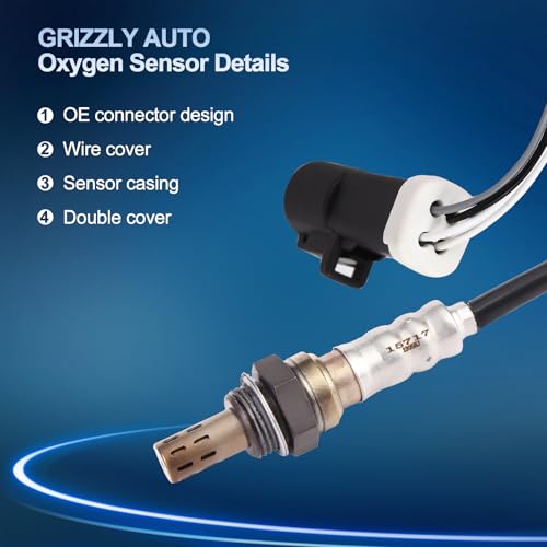 Sensor de oxígeno O2 compatible Ford Escape 2003-2014 set 4 miniatura 2