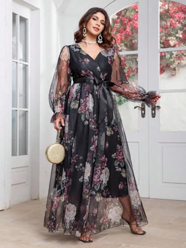 Image of TOLEEN Women's Plus Size Sequin Dress Luxurious Style Formal Cocktail Evening Party Maxi Dresses