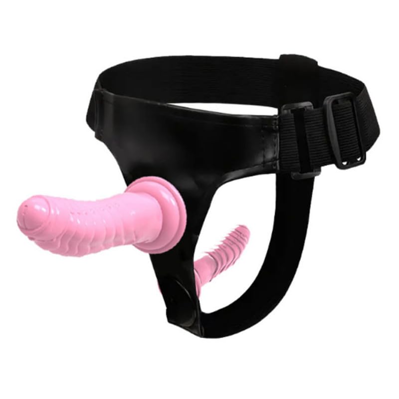 ZeeKoug Ceinture Sportive D'EntraîNement RéGlable FéMinine De Nouveauté avec Tige en Silicone à Double TêTe, Appareil Sexuel IntéRieur, Confortable à...