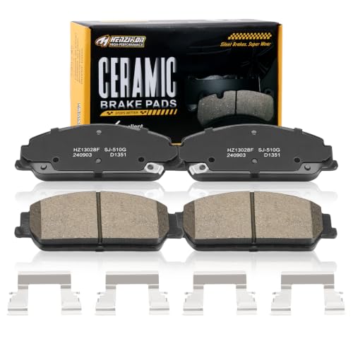 Image of Ceramic Front Brake Pads Set Compatible with 2012 Chevrolet Caprice(PPV;6 Cylinders);2008-2009 Pontiac G8(Base /GT)(D1351)