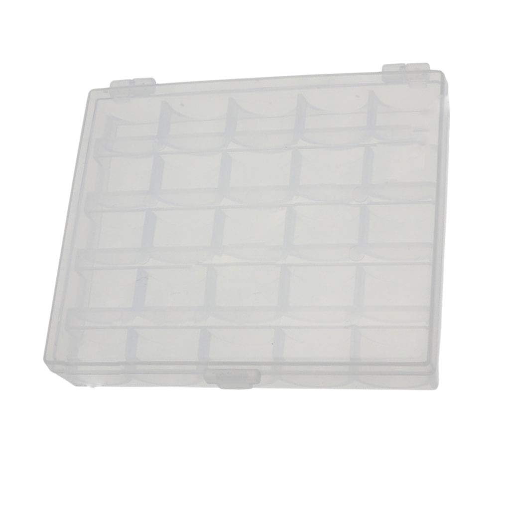 25 slot bobine vuote bobine scatola macchina da cucire custodia bobina coperture cuco Goody accessori per cucire  15