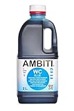 wc autocaravana olor Líquido autocaravana Ambiti Blue 2 L. aditivo para el depósito de residuos, aguas negras 2 litros.