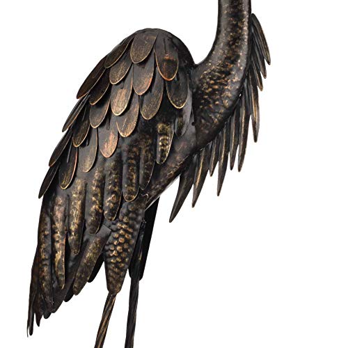 Regal Art and Gift 10867 Bronze Heron 45" Standing, Inch