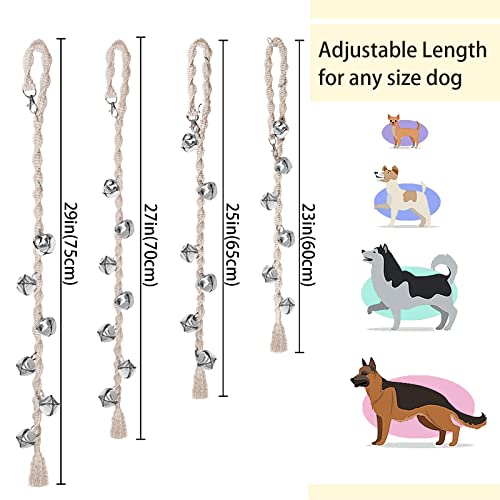 image for GINIDEAR Dog Bells to Go Outside & Puppy Potty Training, Adjustable Do