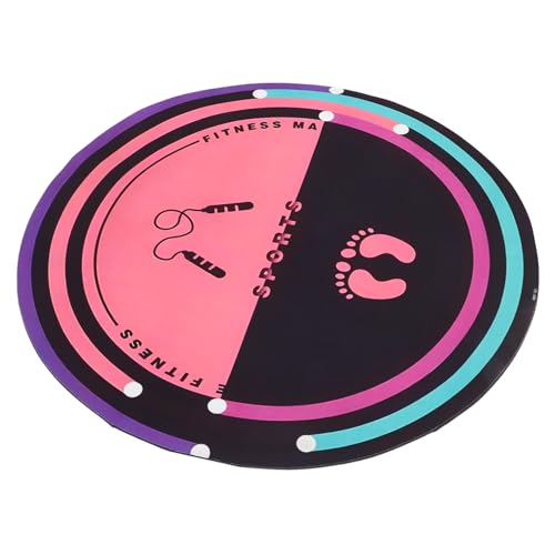 LOORGVEL Tappetino Per Salto Professionale Antiscivolo Per Allenamento Indoor Di Assorbe Urti e Riduce Rumore Per Fitness e Salto Con Corda Facile Da Usare Protezione Per Piedi