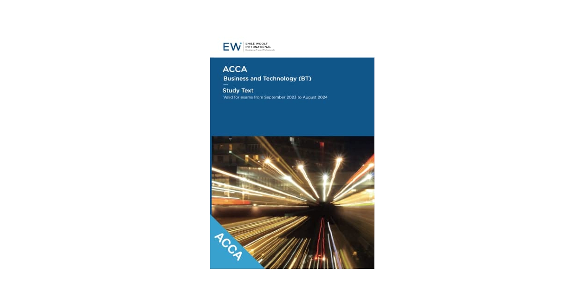 洋書 ACCA BT 2022-2023 stady text ACCA Business and Technology (BT) Study Text - 2023-24 (ACCA