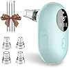 Mosen Mitesserentferner Porenreiniger Vakuumsauger,USB Aufladung Wiederaufladbarer,LED Display,Blackhead Remover mit 5…
