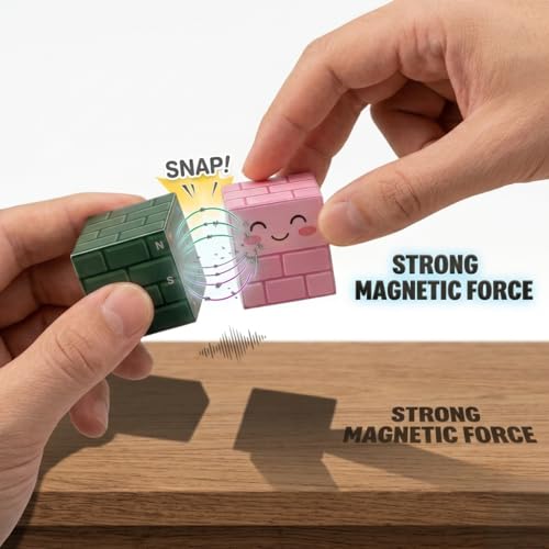 Image of Happy Hues 38Pc Mini Magnetic Blocks - Princess Castle Travel Toy for Kids 3+ | Screen-Free STEM Building Toy, Magnetic Pixel Cubes with Portable Storage Tin for Road Trips & Flights